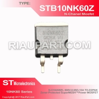 IC 10N60 10NK60 B10NK60 B10NK60 STP10NK60Z STB10NK60Z STW10NK60Z MOSFET