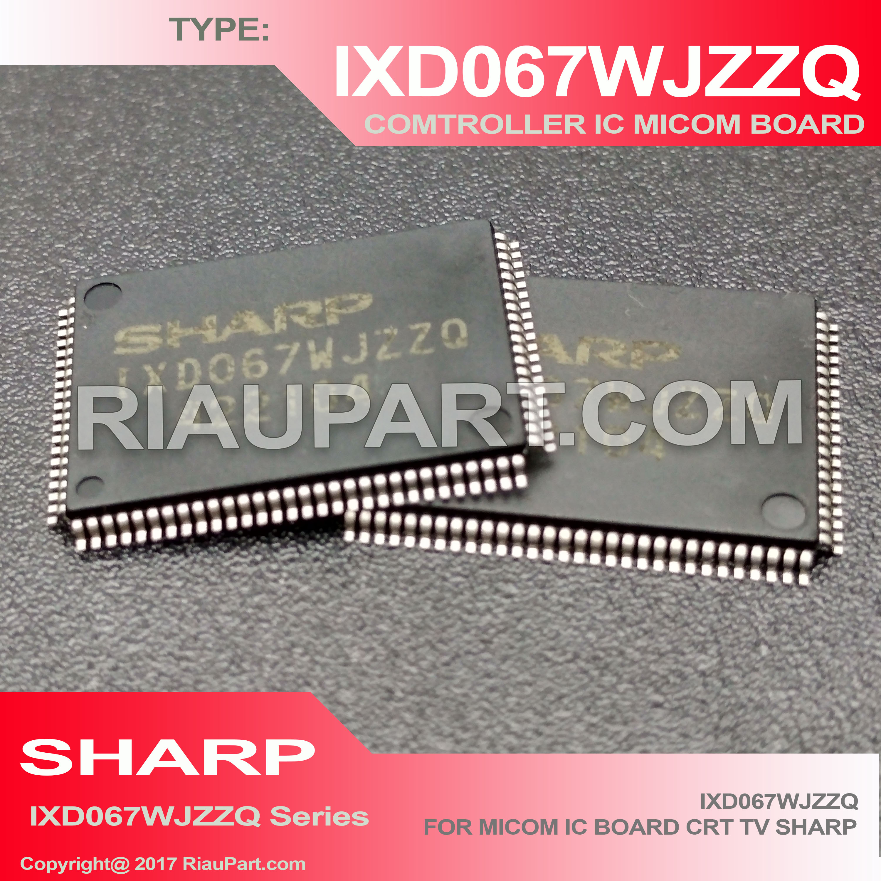 ORIGINAL IC IXD067WJZZQ SMD LOGIC SHARP