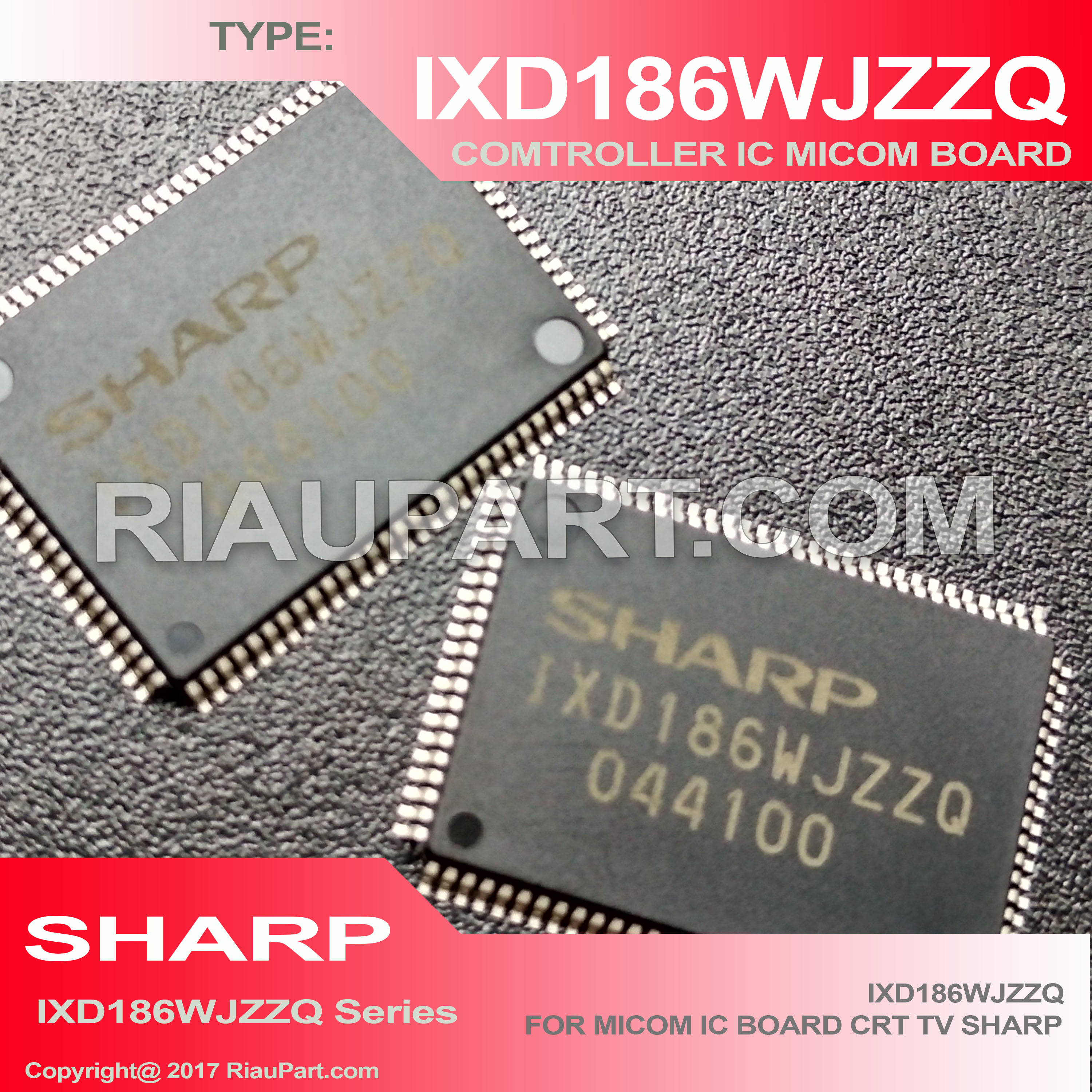 ORIGINAL IC IXD186WJZZQ SMD LOGIC SHARP