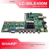 MESIN TV - MOBO - MAINBOARD TV LED LCD SHARP LC-50LE450M - 715G5740-M0B-006-004K