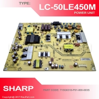 PSU REGULATOR - POWER SUPPLY TV SHARP LC-50LE450M 50LE450 CODE 715G6310-P01-000-003S