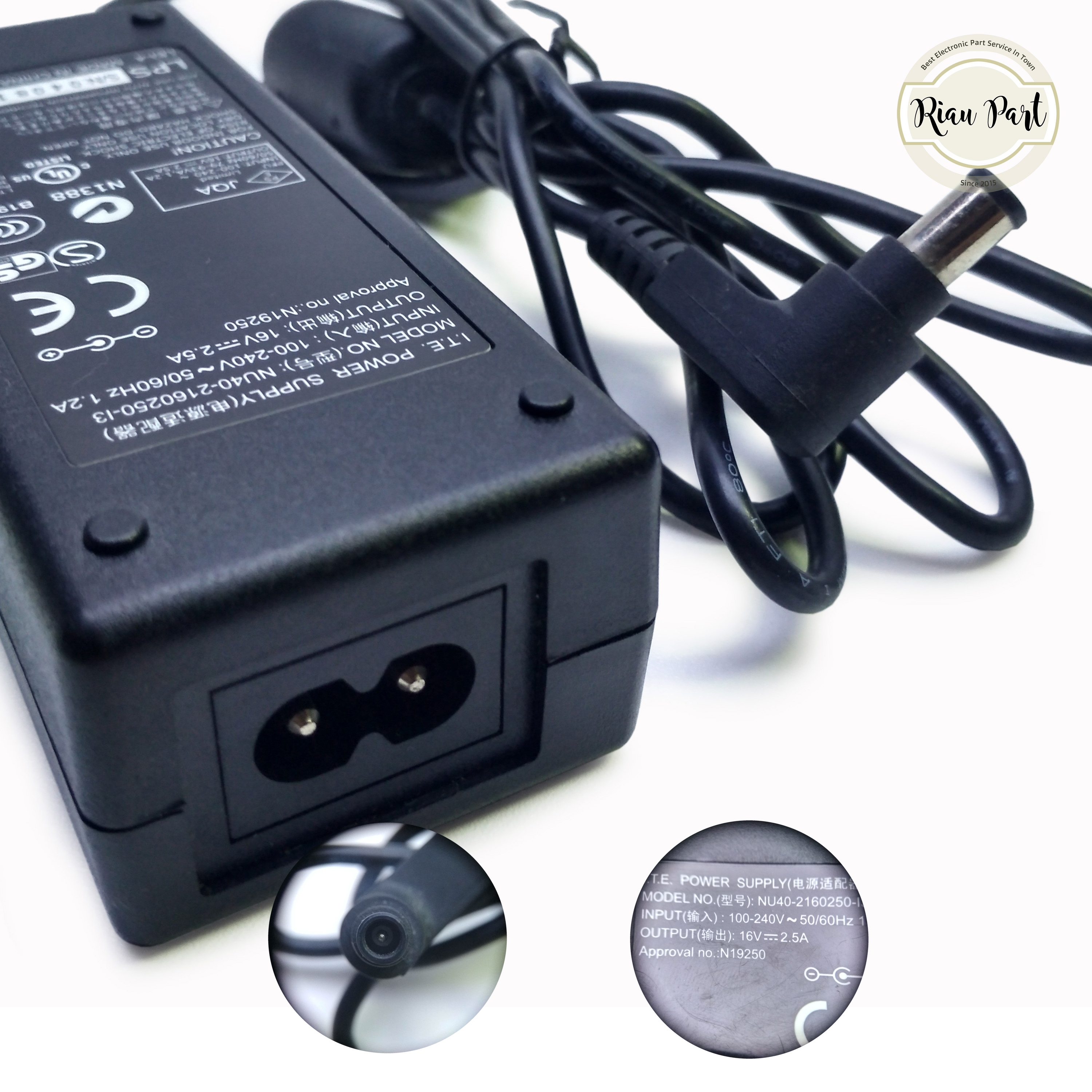 ADAPTOR KEYBOARD YAMAHA PSR S 16V 2.5A REAL CAPACITY