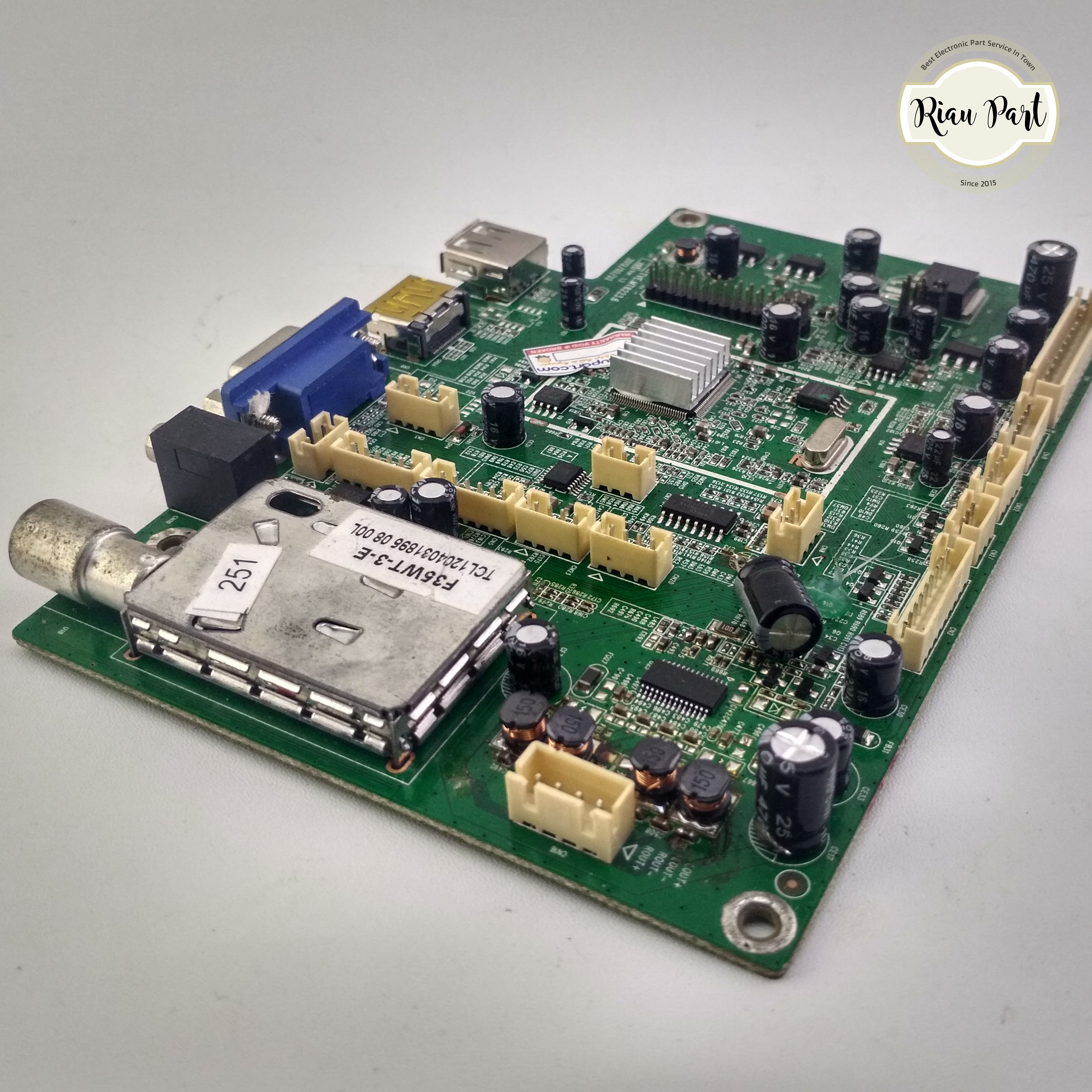 MESIN TV MAINBOARD POLYTRON PLD 24D302 PLD24D302 CODE TVE.MT8223.6
