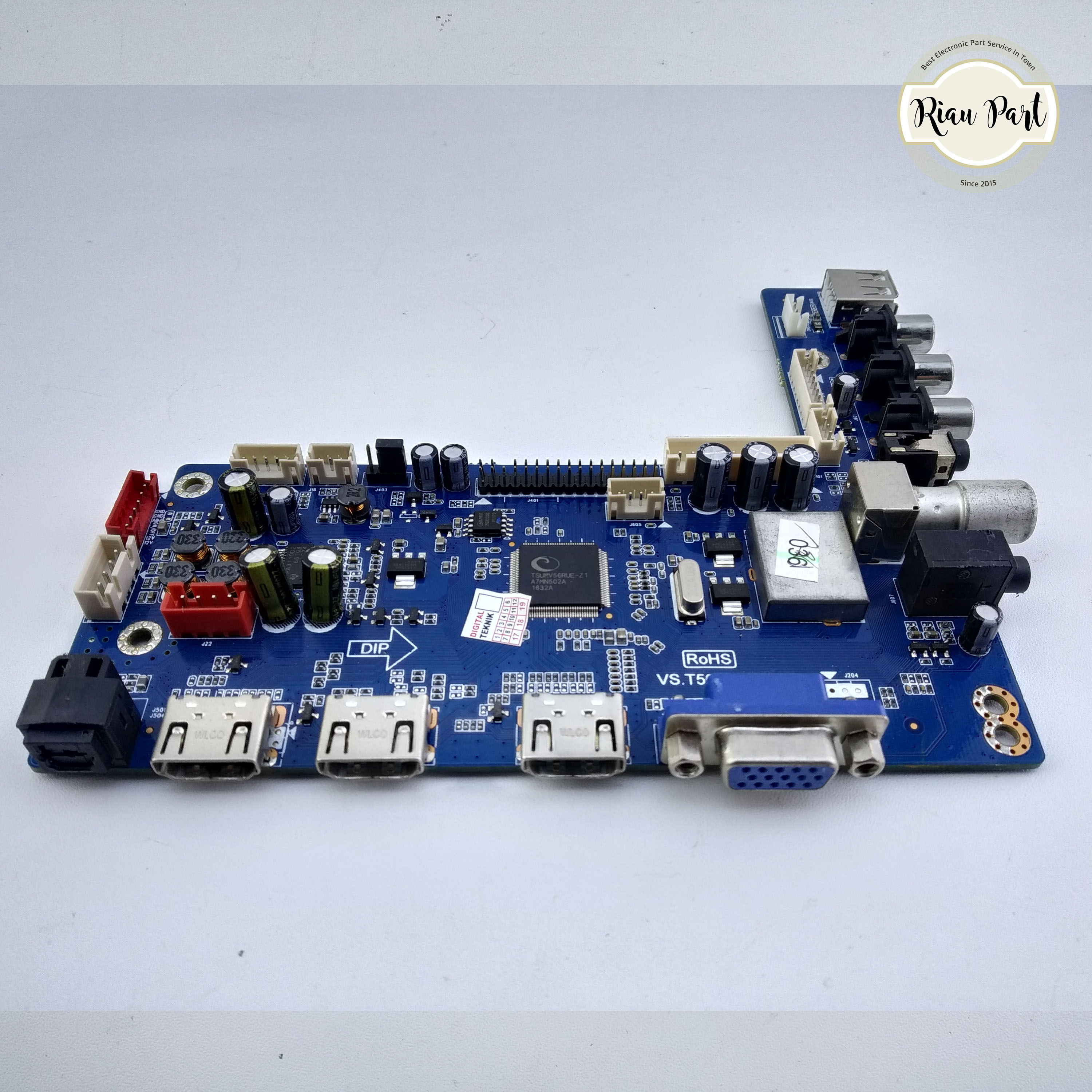 MAINBOARD TV POLYTRON PLD 32T711 32D711 BIRU CODE VS.T56UE1.21